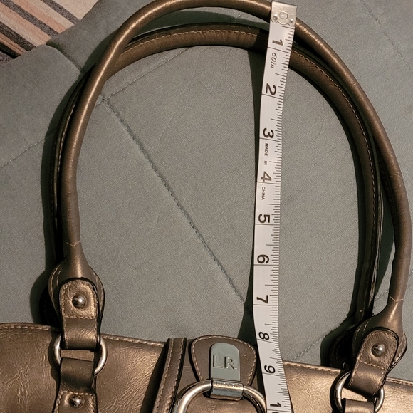 Grey Metallic Satchel - Picture 5 of 10